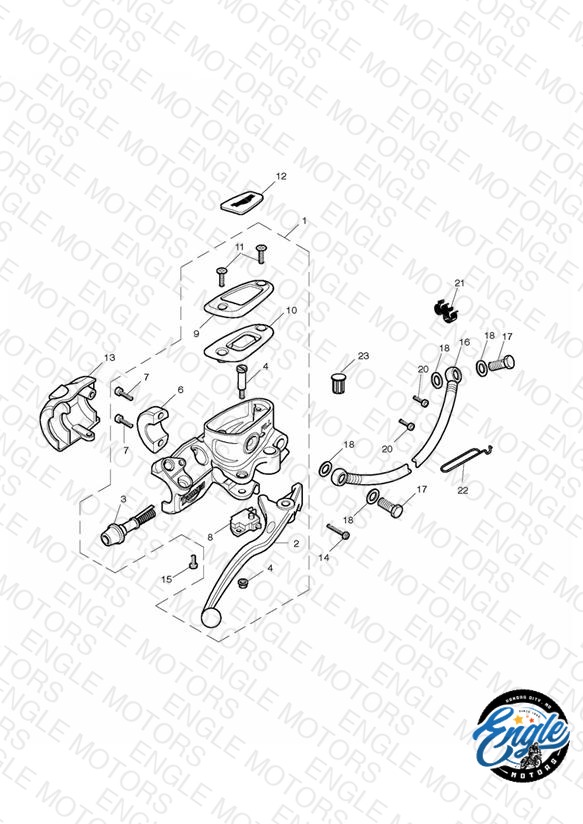 Front Brake Master Cylinder & Hoses