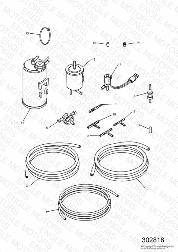 Evaporative Loss Equipment US California models only
