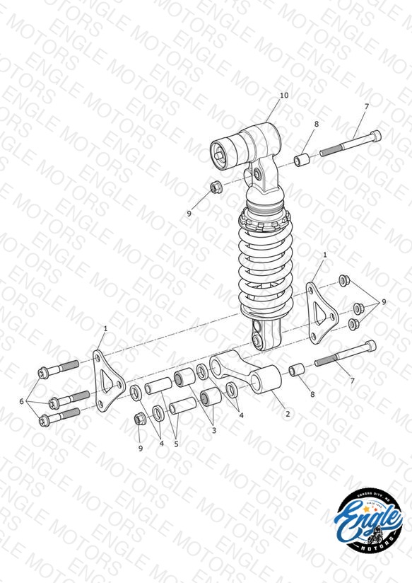Rear Suspension Unit & Linkage