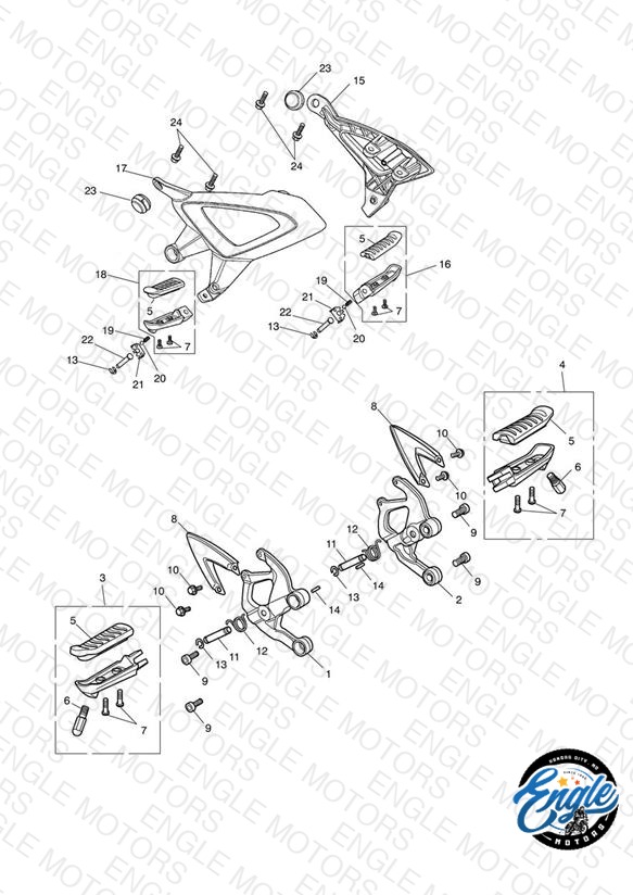 Footrests & Mountings