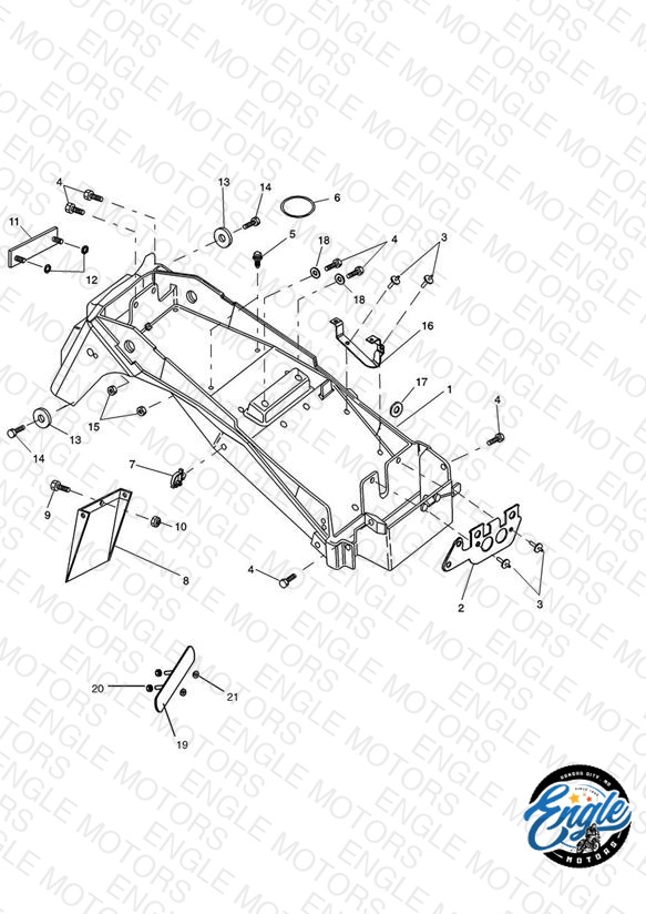 Rear Mudguard & Battery Box