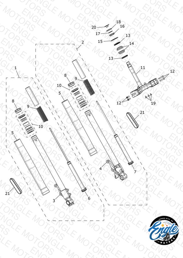 Front Forks & Lower Yoke