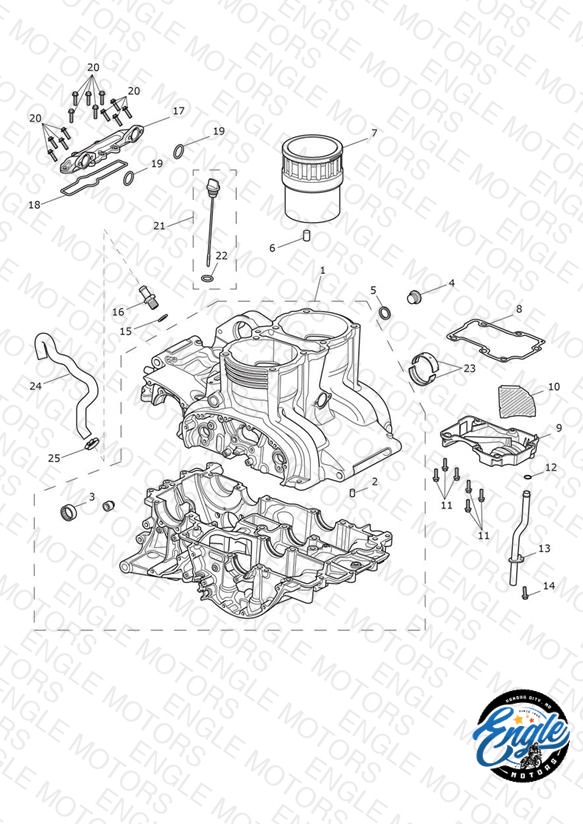 Crankcase & Fittings