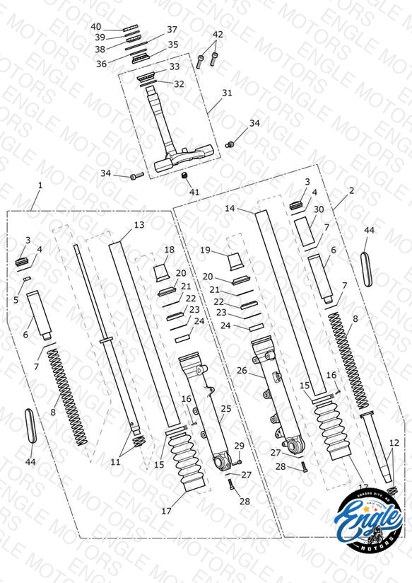 Front Forks & Lower Yokes