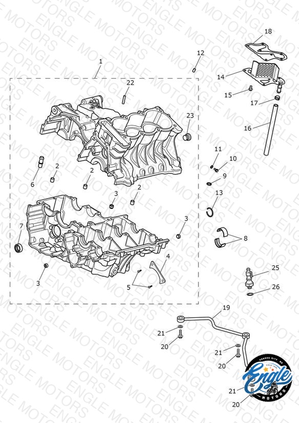 Crankcase & Fittings