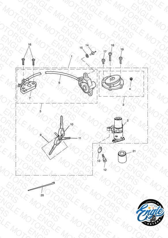 Ignition Switch & Lock Set