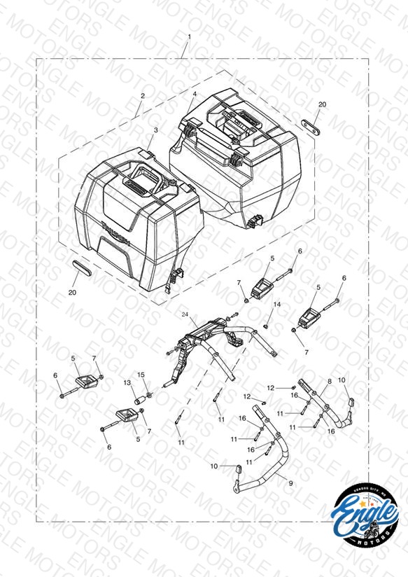 2 Box Pannier Kit, US, CA & SG