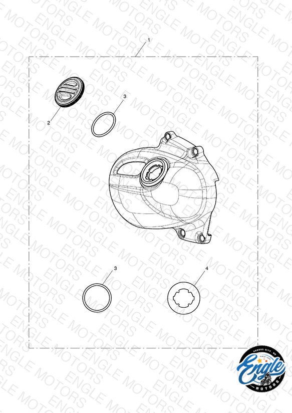 Sprocket Cover, Black