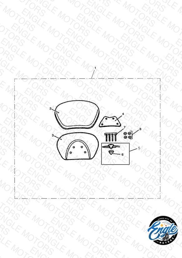 Longhaul Backrest Pad, Passenger