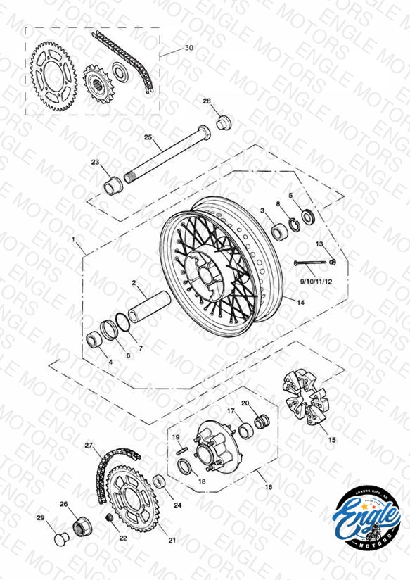 Rear Wheel/Final Drive >281465-F2 / 279278-F4
