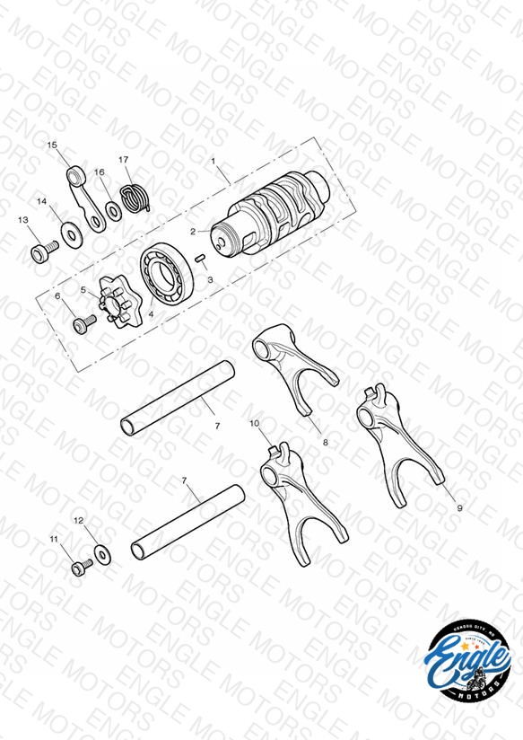 Gear Selector Drum