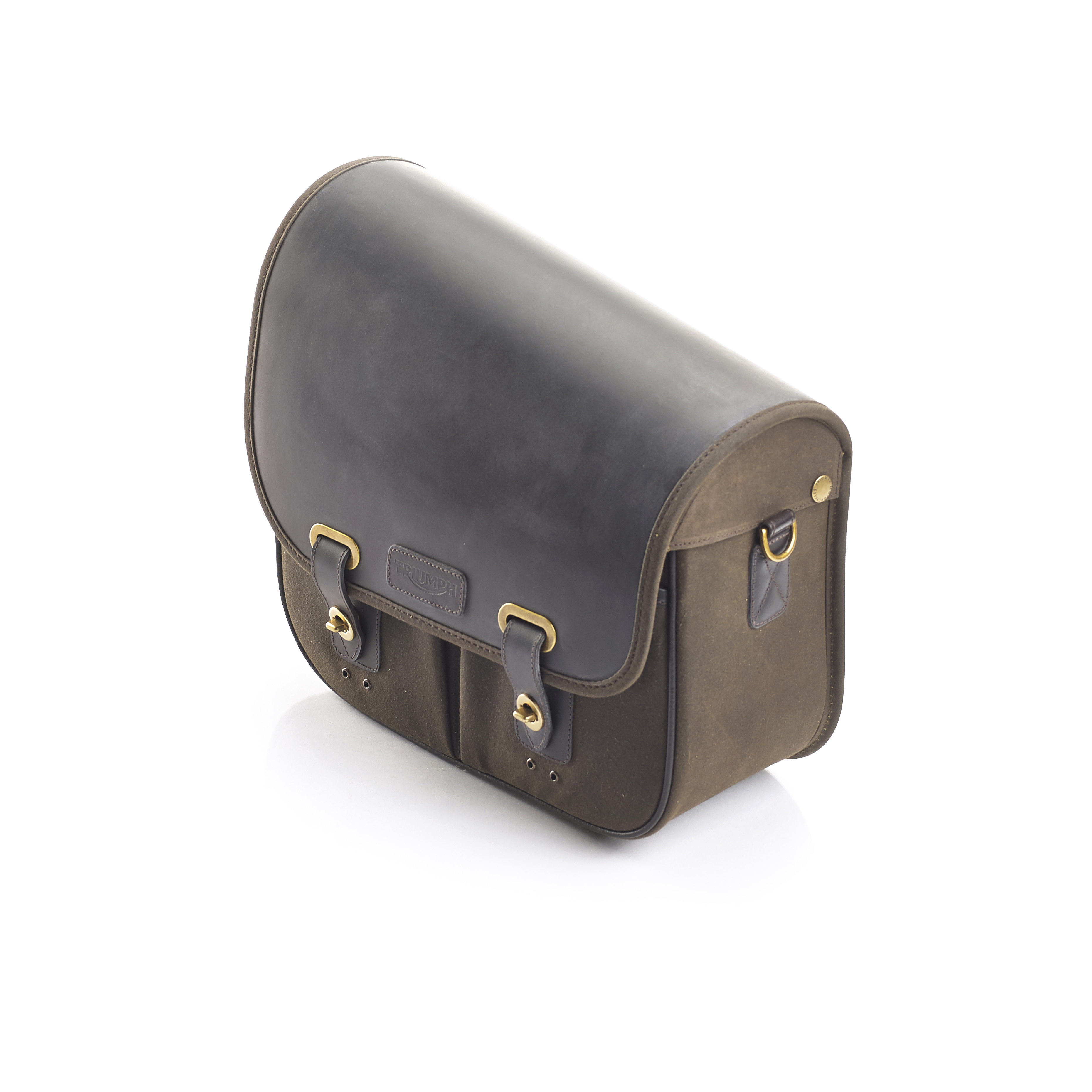 Pannier, Waxed Cotton, LHS, Olive photo 1