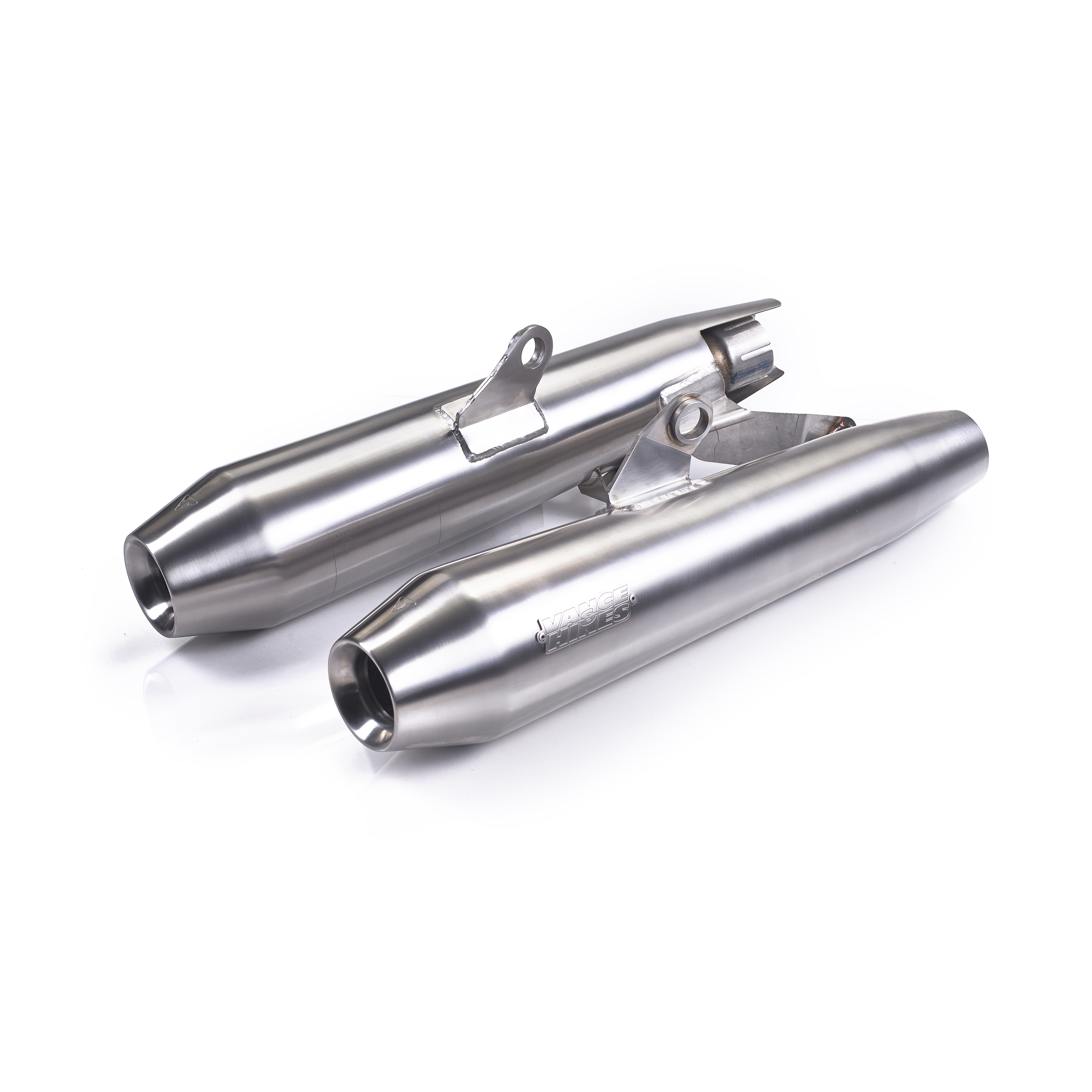 Brushed Stainless Steel Slip-Ons, US Homologated photo 1