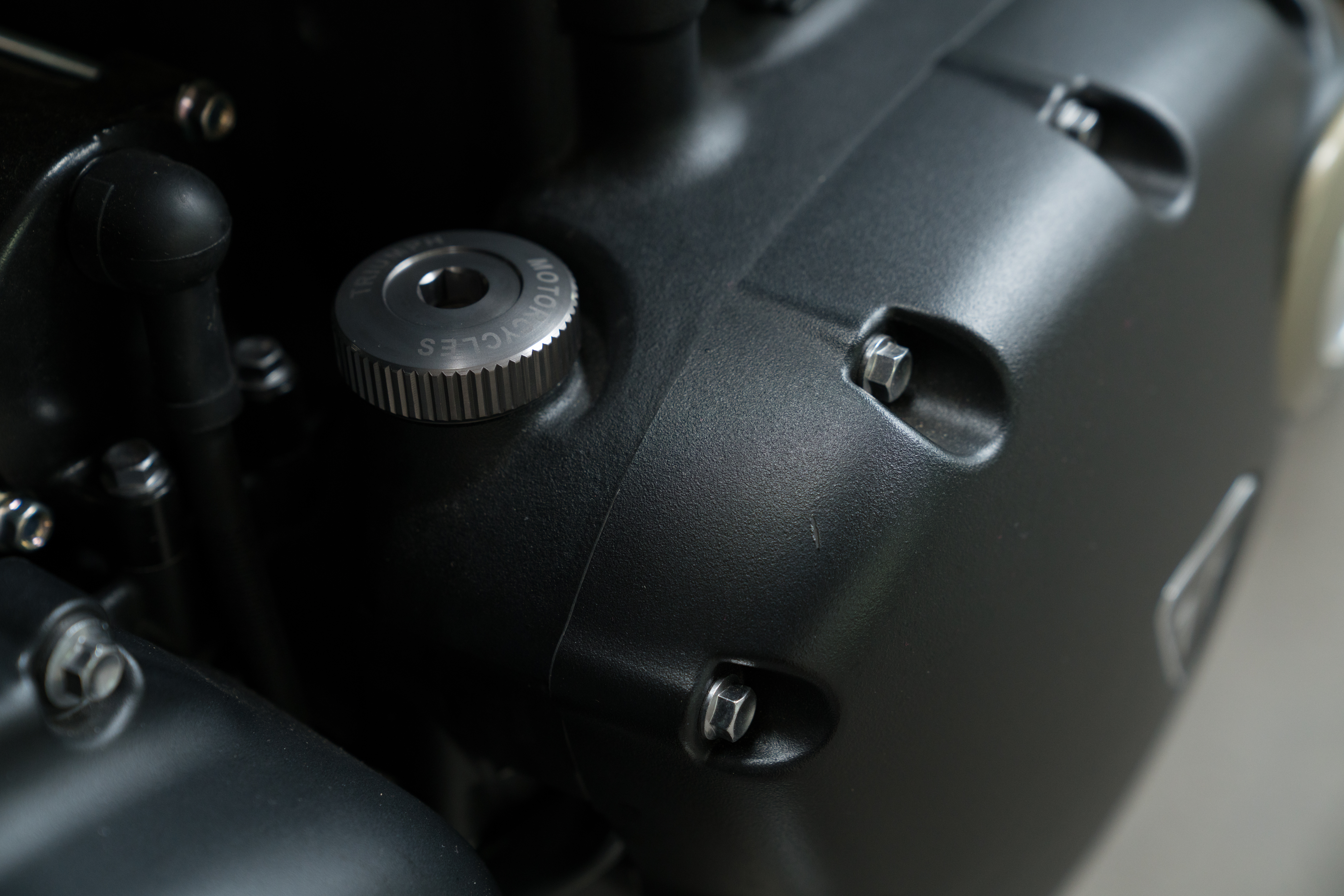 Oil Filler Cap, Machined, Gun photo 1