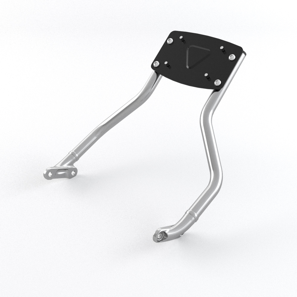 Uprights Kit, Backrest, Chrome photo 1