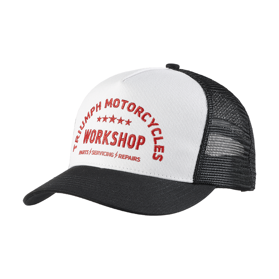 WORKSHOP TRUCKER CAP BONE / BLACK image 1