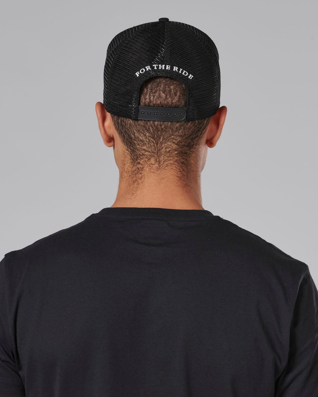 WORKSHOP TRUCKER CAP BONE / BLACK image 4