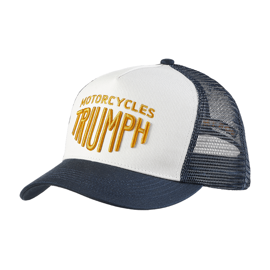 ELLIS TRUCKER CAP BONE / NAVY image 1