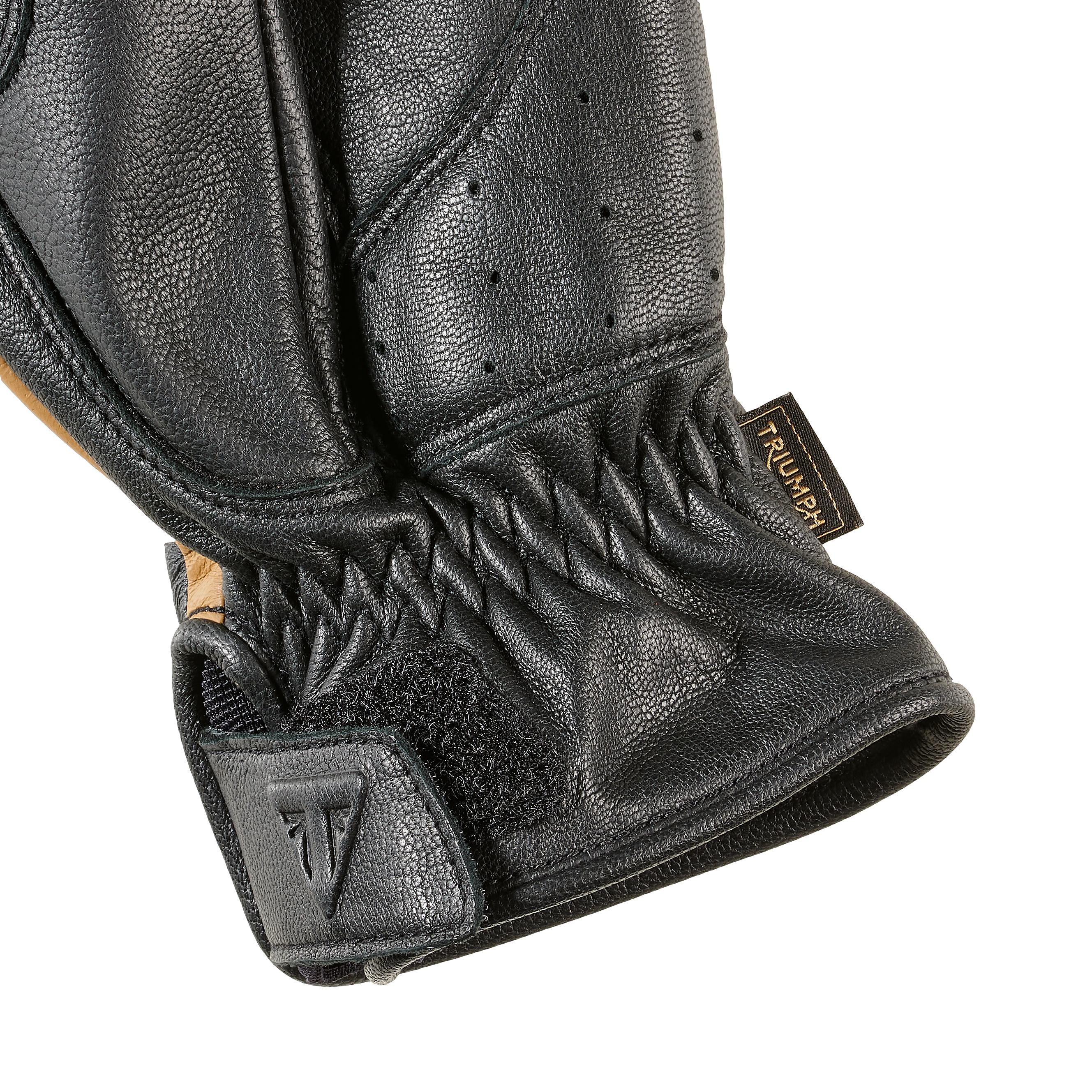 CHECKERBOARD GLOVE - BLACK / RED / BONE / GOLD L image 3