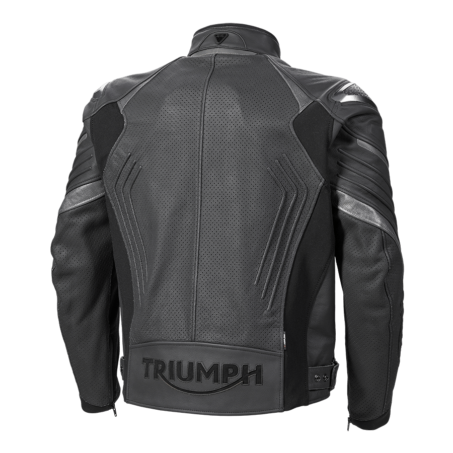 TRIPLE PERFORATED LEATHER JACKET XS image 6