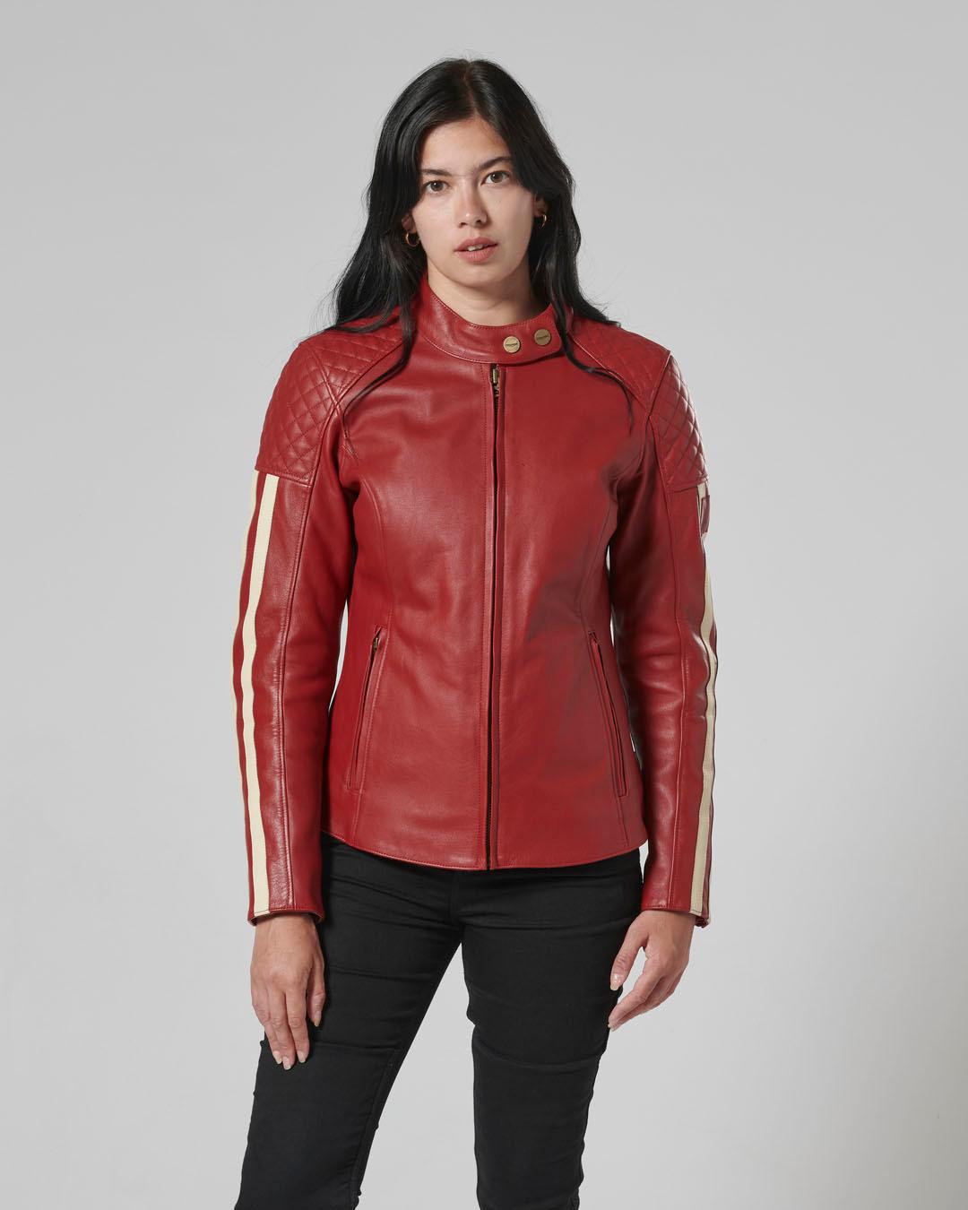 LADIES BRADDAN SPORT RED JACKET S image 12