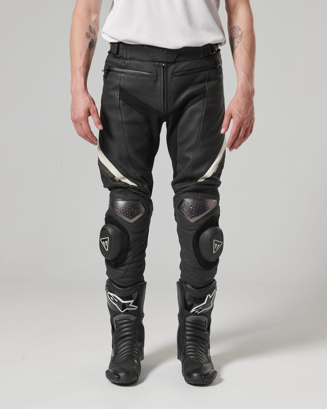 TRIPLE LEATHER JEANS 40 image 9