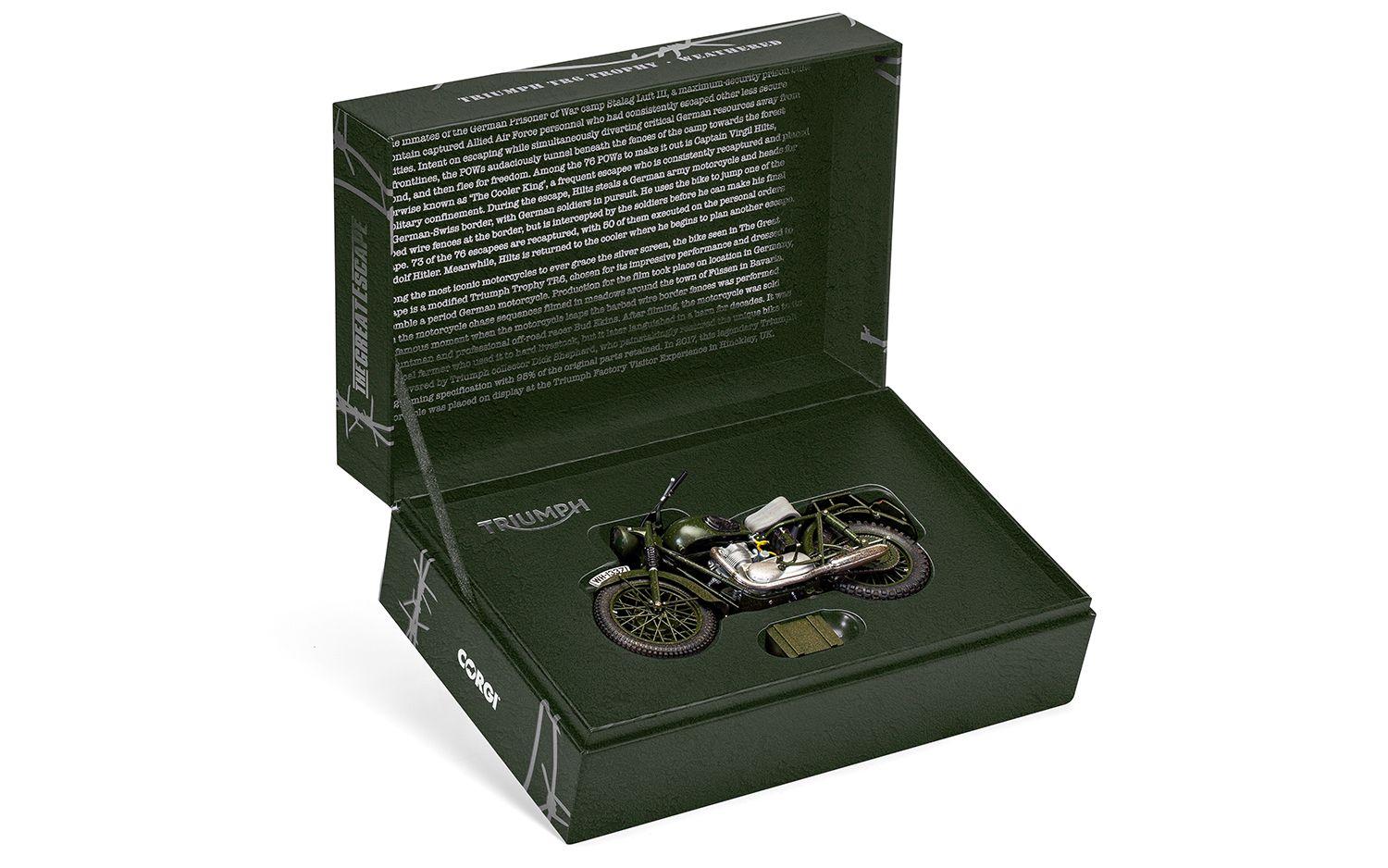 THE GREAT ESCAPE - TRIUMPH TR6 TROPHY (WEATHERED VERSION) image 10