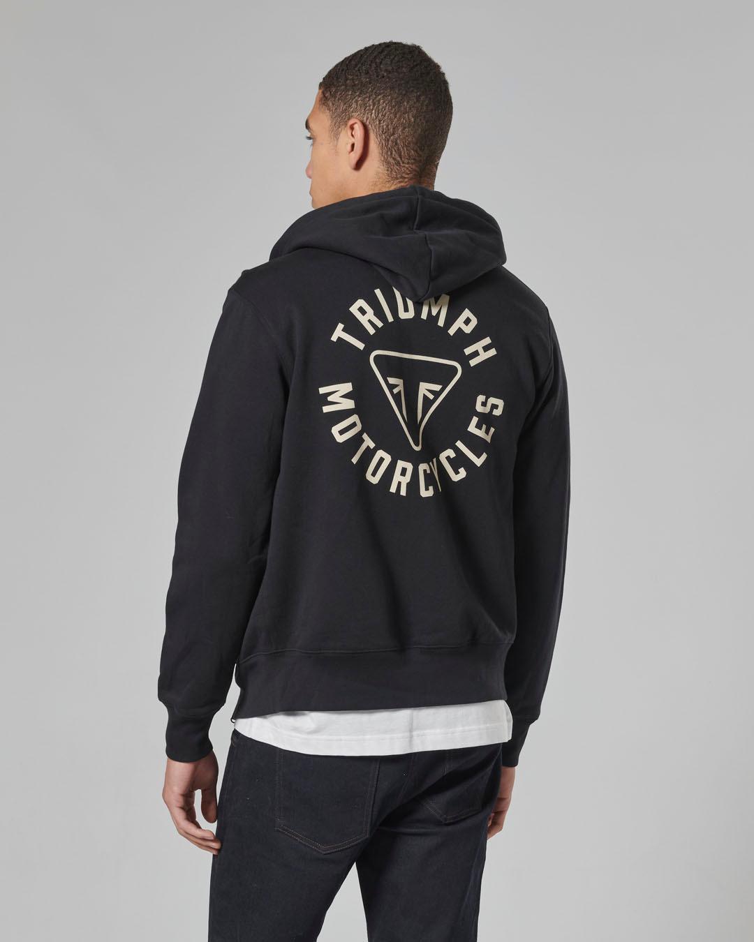 DIGBY FULL ZIP HOODY JET BLACK M image 8