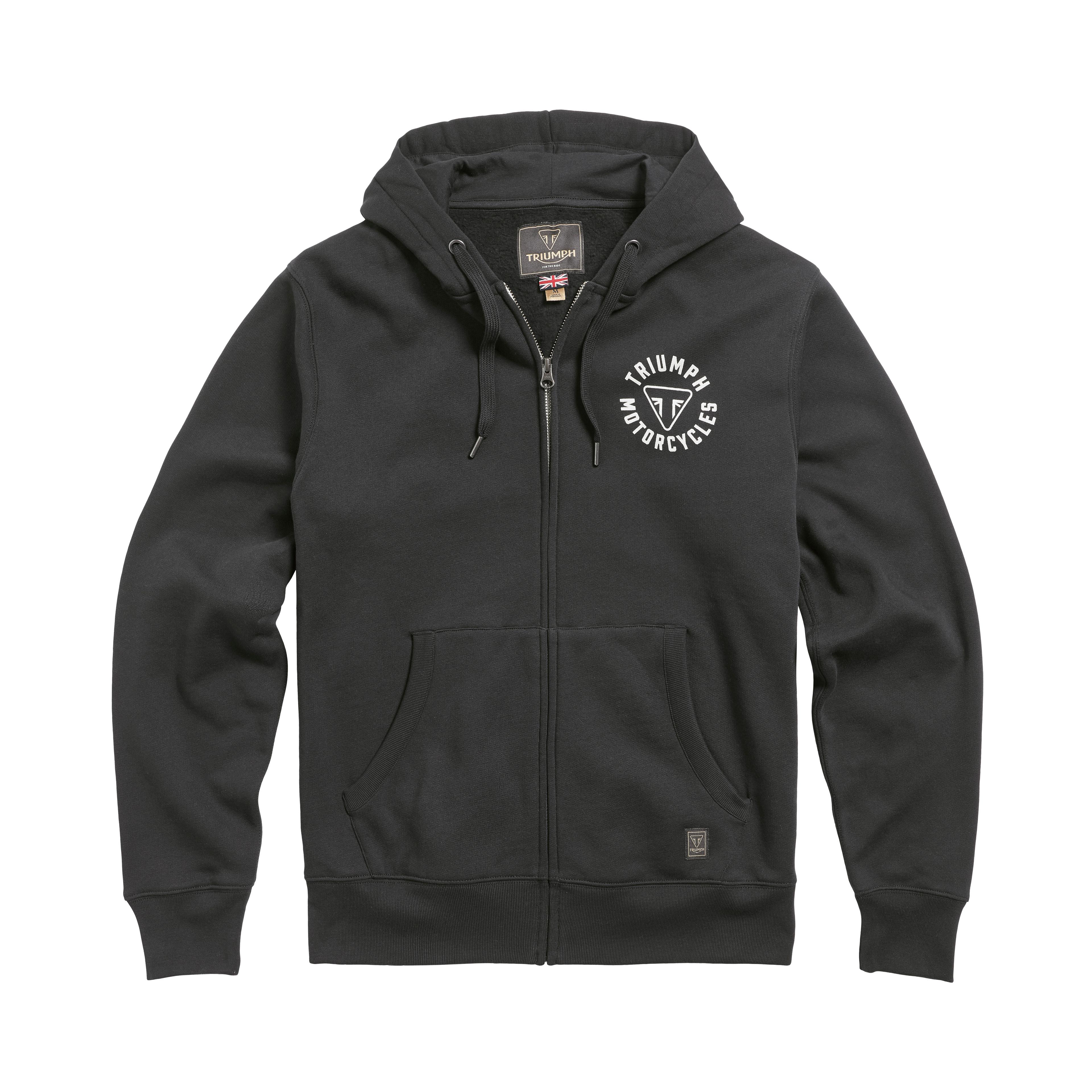 DIGBY FULL ZIP HOODY JET BLACK XL image 1