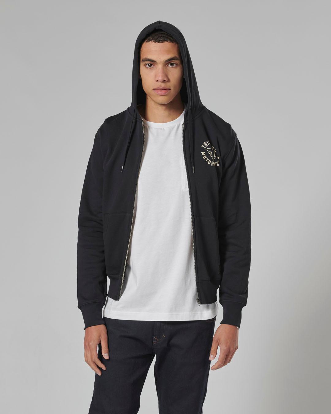 DIGBY FULL ZIP HOODY JET BLACK XL image 6
