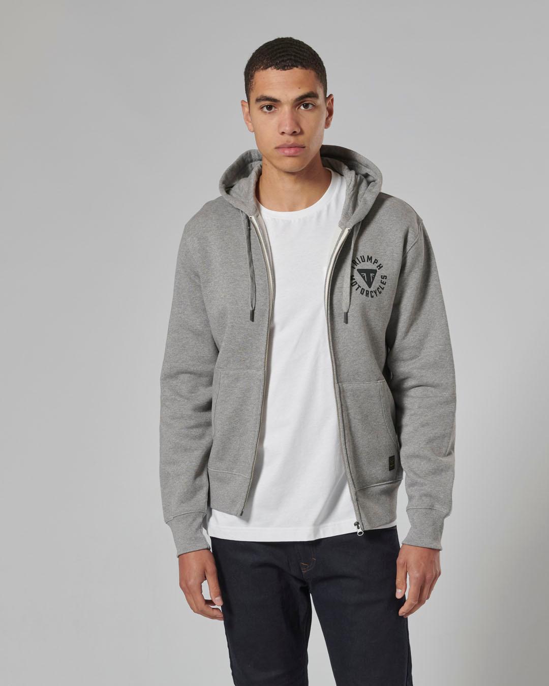 Digby Hoody Grey Marl photo 3