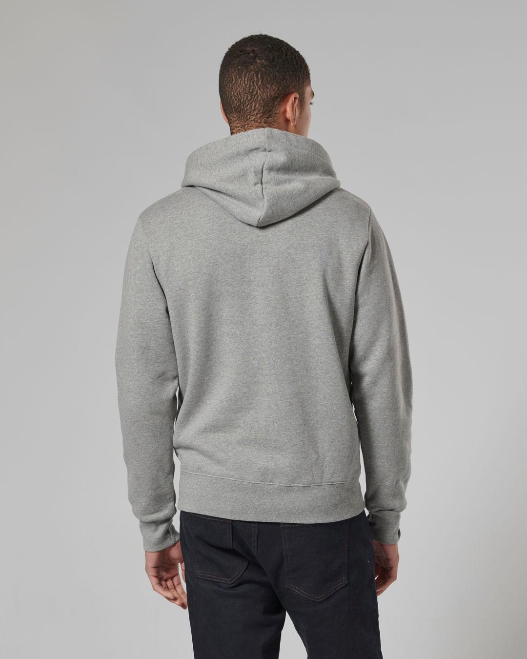 Carrick Pull-On Hoodie Grey Marl photo 4