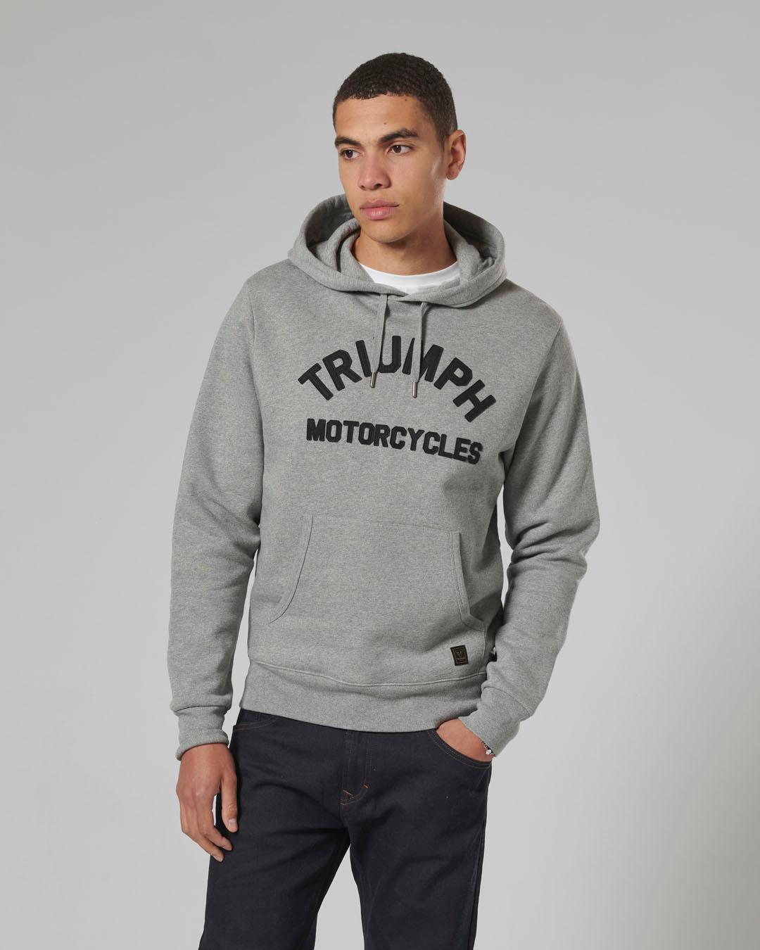 Carrick Pull-On Hoodie Grey Marl photo 6