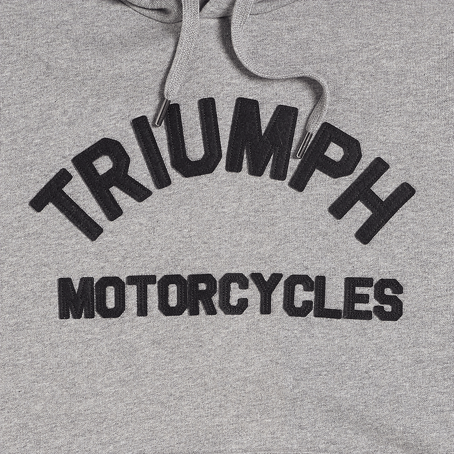 CARRICK PULL-ON HOODIE GREY MARL XXL image 2