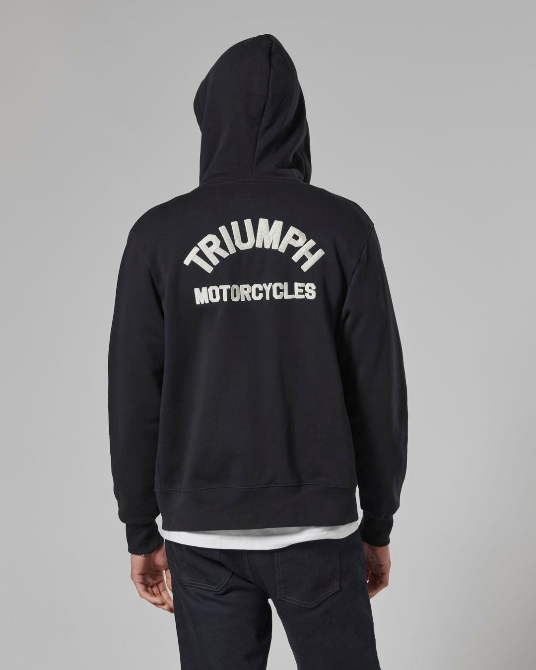 DOLAN FULL ZIP HOODIE BLACK S image 4