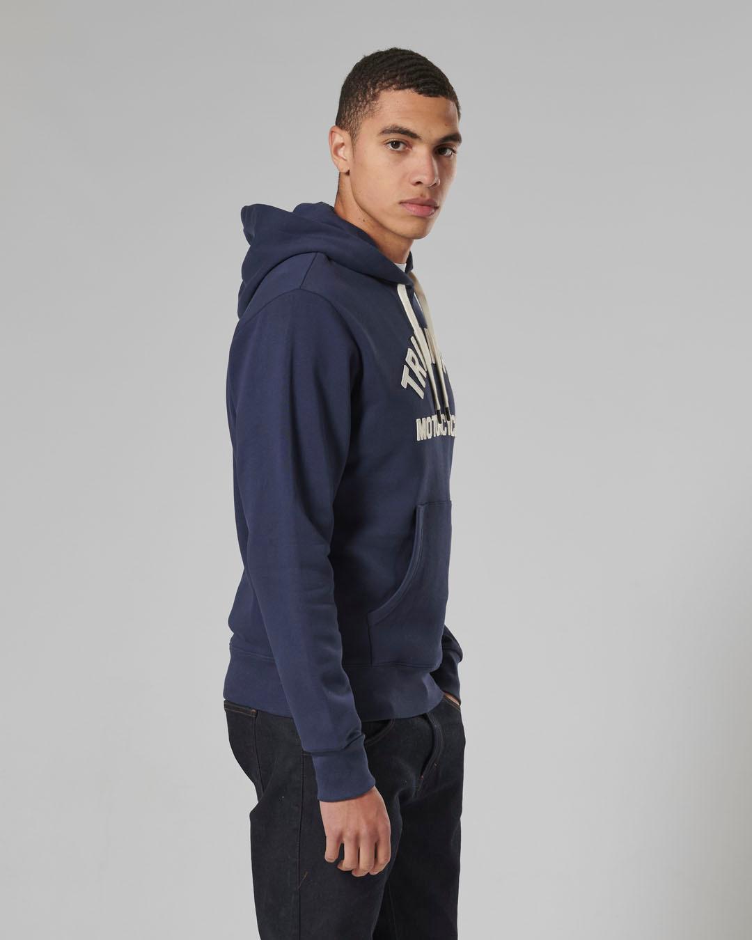 CARRICK PULL-ON HOODIE NAVY / BONE XL image 7