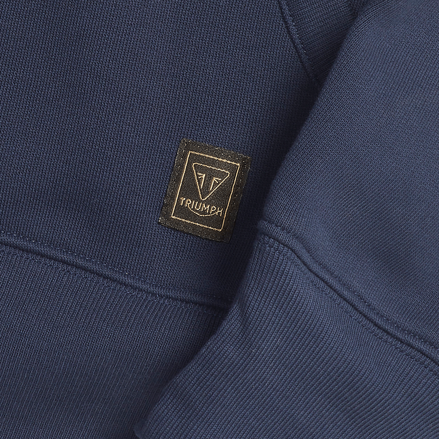 Carrick Pull-On Hoodie Navy photo 3