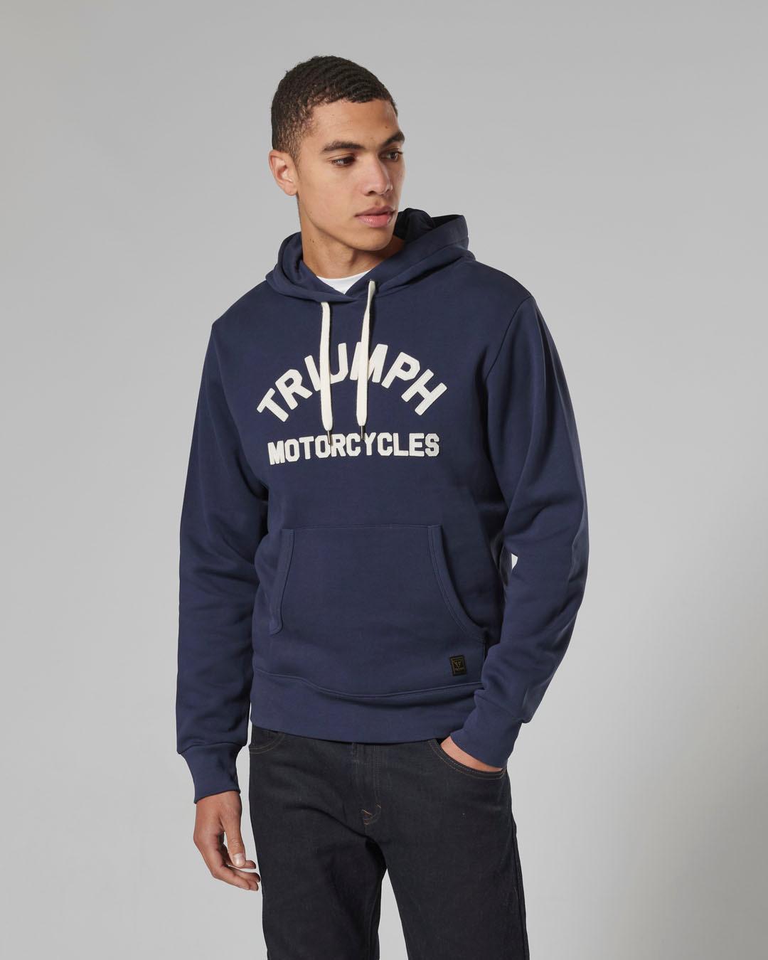 Carrick Pull-On Hoodie Navy photo 6