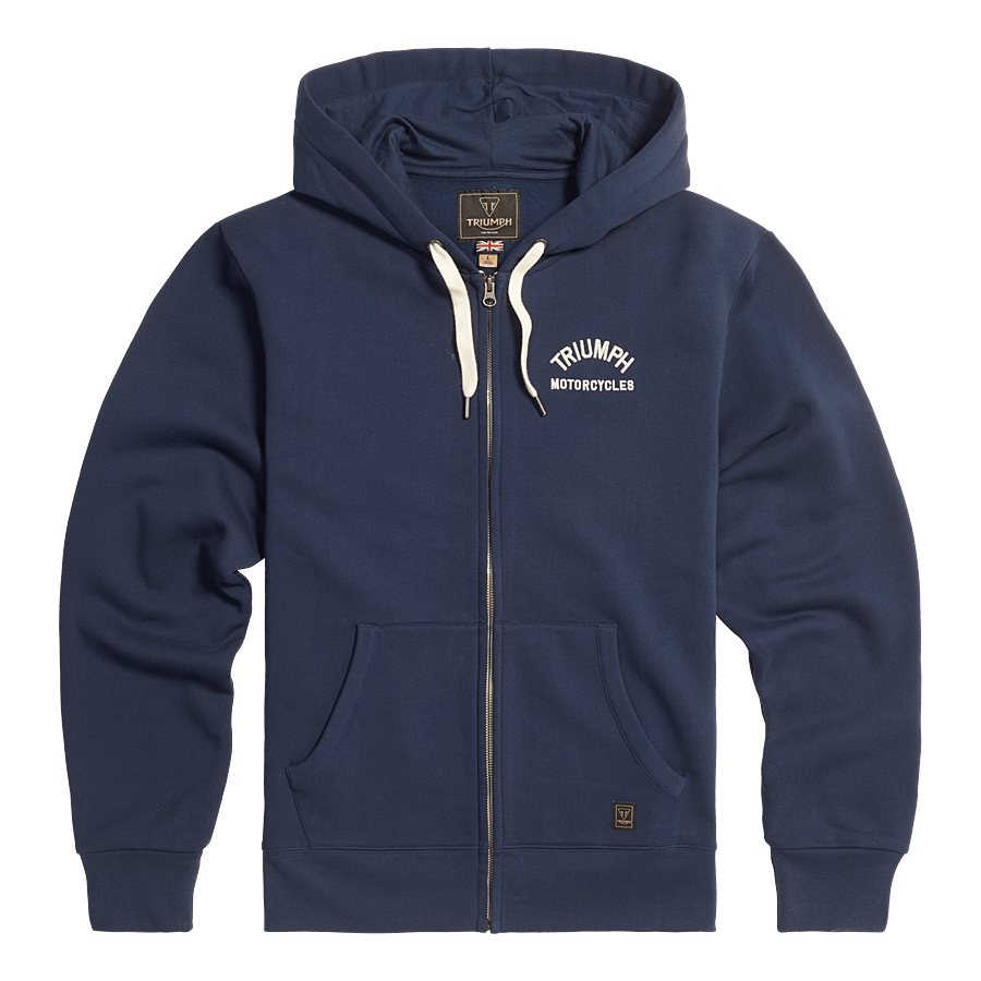 DOLAN FULL ZIP-SWEAT NAVY / BONE XXL image 1