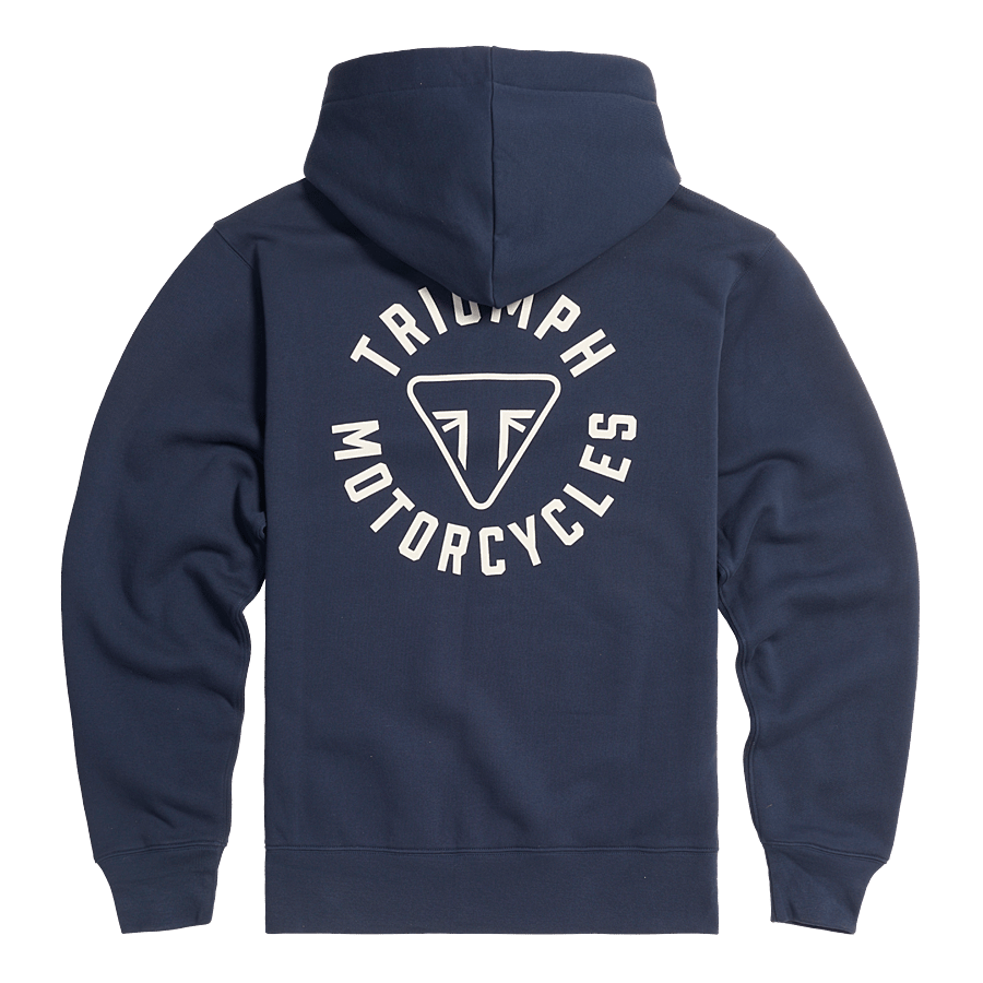 DIGBY FULL ZIP-HOODIE NAVY / BONE XL image 1