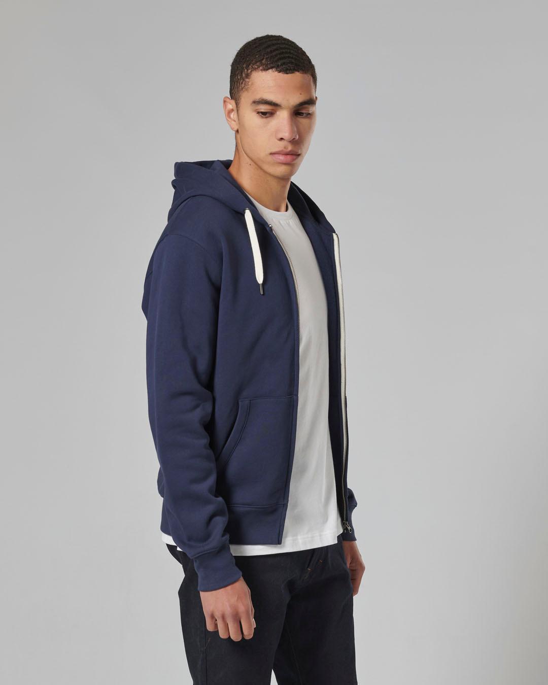 Digby Full Zip Hoodie Navy photo 10