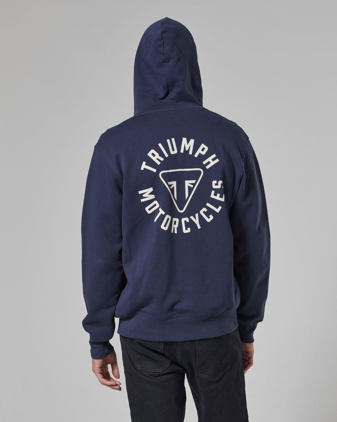 Digby Full Zip Hoodie Navy photo 9