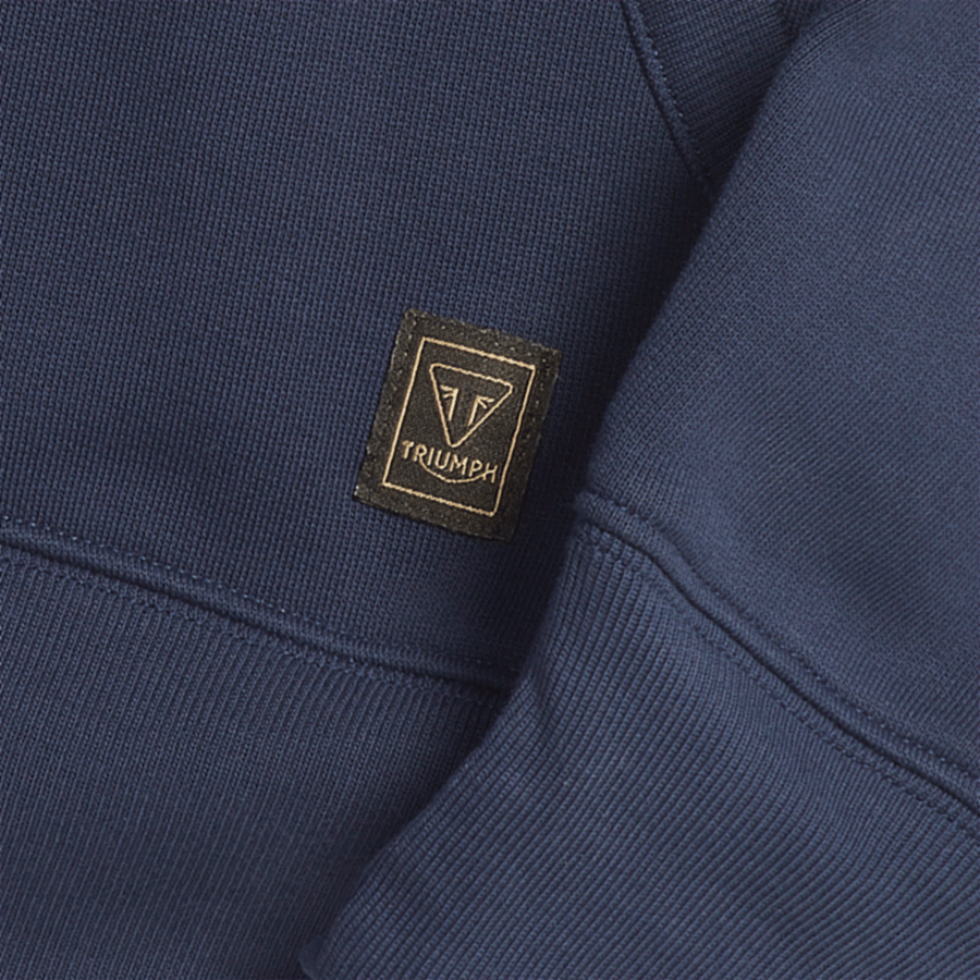 DIGBY FULL ZIP-HOODIE NAVY / BONE XXL image 5
