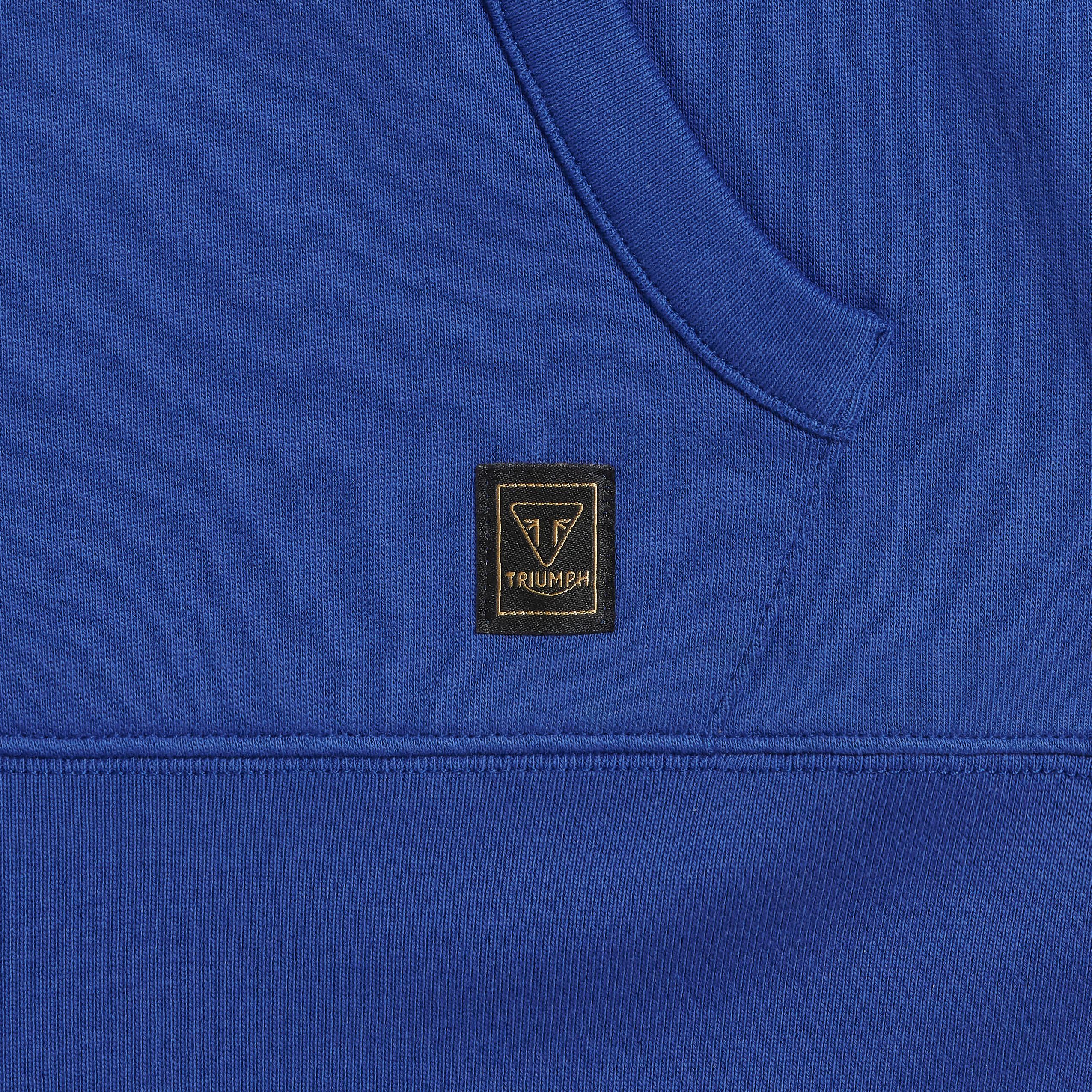 DIGBY FULL ZIP HOODIE BLUE / BONE XL image 2