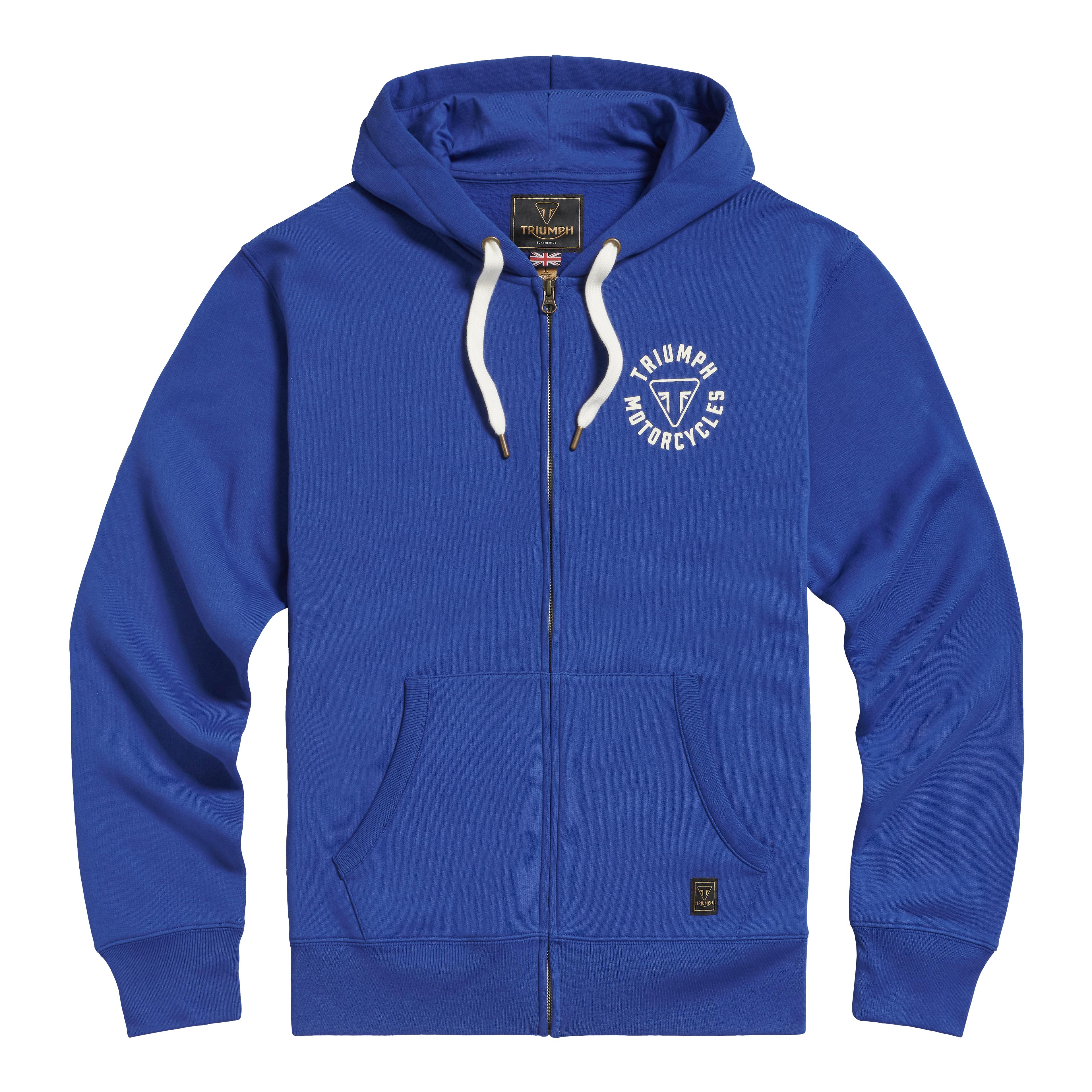 DIGBY FULL ZIP HOODIE BLUE / BONE XXL image 5