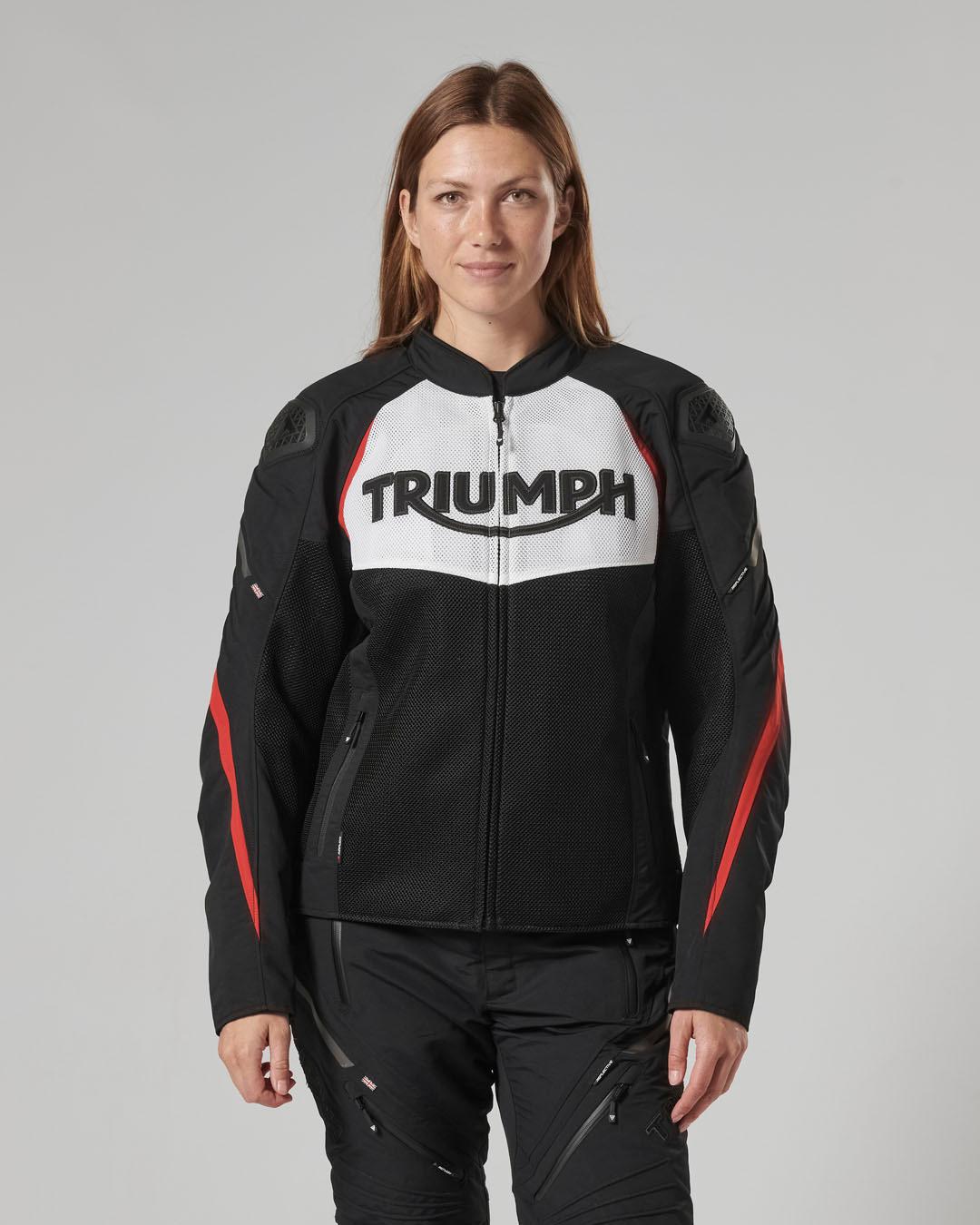 TRIPLE SPORTS MESH JACKET BLACK / WHITE / RED M image 9