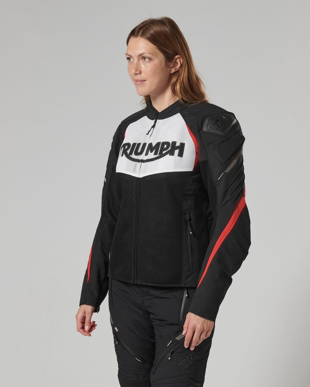 TRIPLE SPORTS MESH JACKET BLACK / WHITE / RED M image 7
