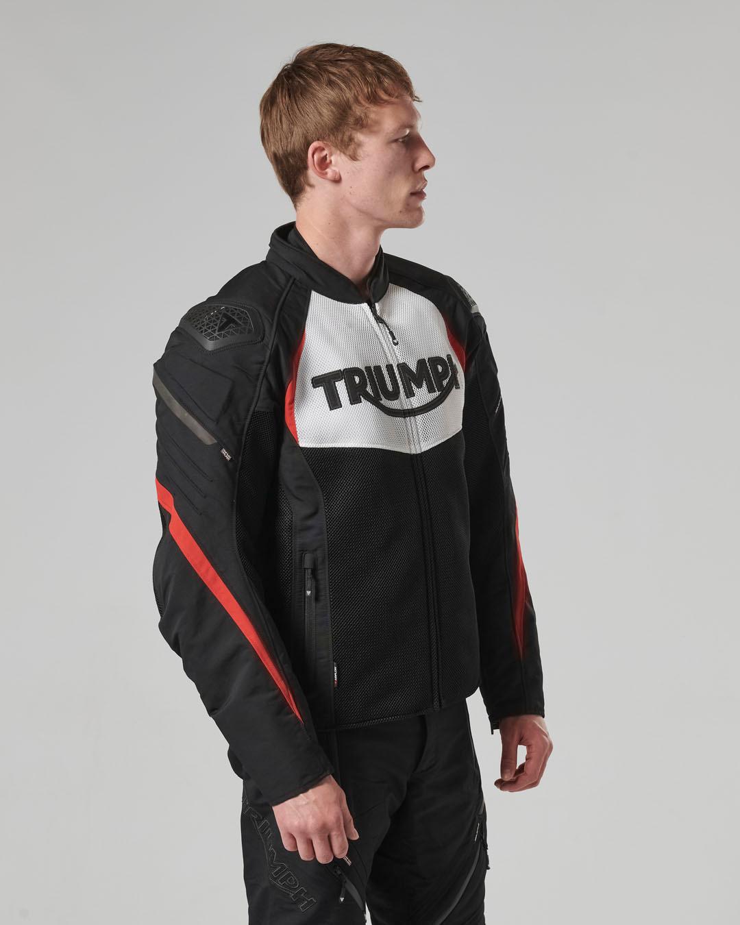 TRIPLE SPORTS MESH JACKET BLACK / WHITE / RED S image 13