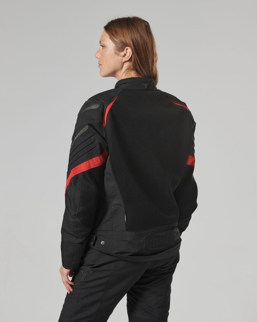 TRIPLE SPORTS MESH JACKET BLACK / WHITE / RED XXL image 9