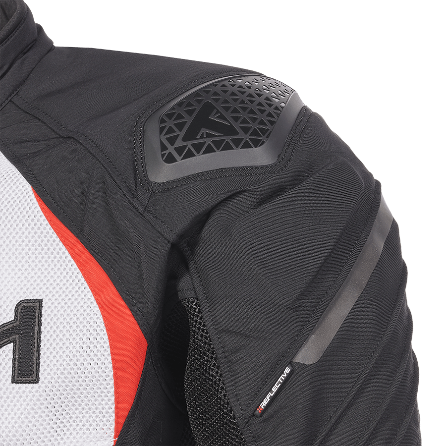 TRIPLE SPORTS MESH JACKET BLACK / WHITE / RED XXL image 7